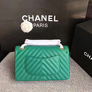 Chanel Flap bag 1112 Light Green - 3