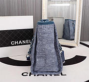 Chanel beach bag handle bag blue - 6