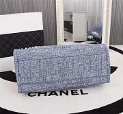 Chanel beach bag handle bag blue - 5