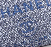 Chanel beach bag handle bag blue - 3