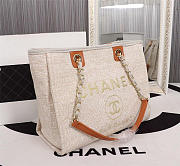 Chanel beach bag handle bag White - 5