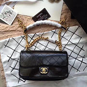 Chanel Oil wax Flap bag Black - 1