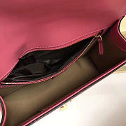 Gucci Sylvie shoulder bag in Pink leather 421882 - 3