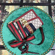 Gucci Sylvie shoulder Red bag leather 421882 - 6