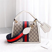 Gucci Queen Margaret Small Top Handle Bag In White 476541 - 3