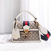 Gucci Queen Margaret Small Top Handle Bag In White 476541 - 2