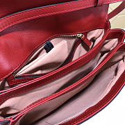 Gucci Queen Margaret Supreme medium shoulder bag in Red 524356 - 5