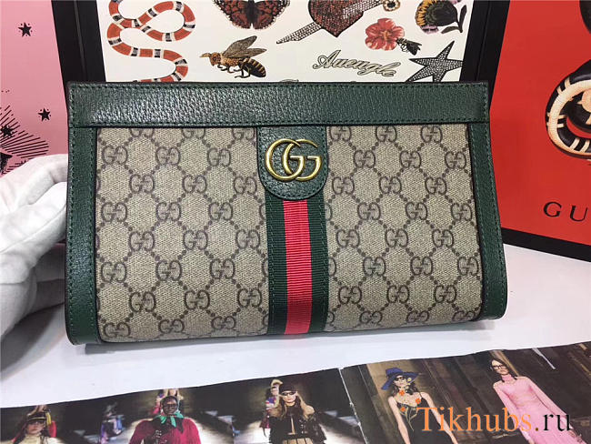 Gucci PVC Leather women bag 493677 Green - 1