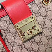 Gucci Padlock small shoulder bag 498156 Red - 6