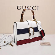 Gucci Women's Dionysus Leather Top Handle Bag 421999 White - 5