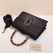 Gucci Women's Dionysus Leather Top Handle Bag 421999 Black - 6