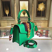 Gucci Sylvie leather mini bag in Green 470270 - 2