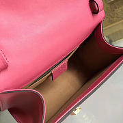 Gucci Sylvie leather mini bag in Pink 470270 - 4