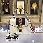 Gucci Sylvie leather mini bag in White 470270 - 1