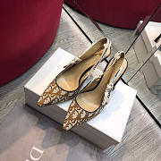 Dior Yellow High Heel shoes 9.5cm - 1