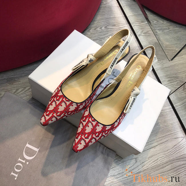 Dior Red Mid Heel shoes 6.5cm - 1