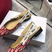 Dior Red Flat shoes - 3