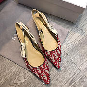 Dior Red Flat shoes - 6