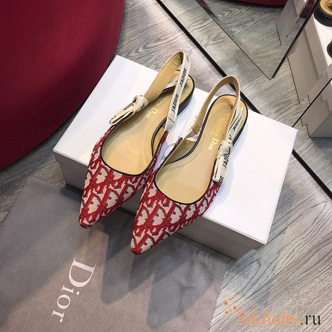 Dior Red Flat shoes - 1