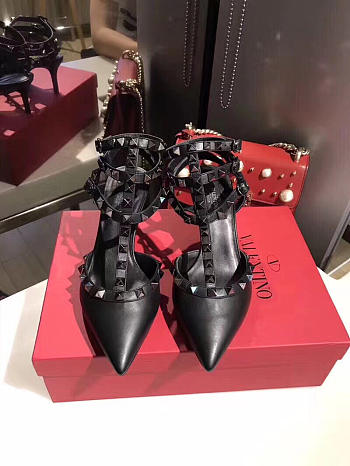 Valentino shoes Full Black 6.5cm