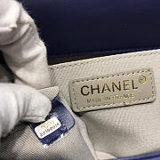 Chanel Leboy lambskin Bag in Navy Blue 67086 - 6