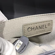 Chanel Leboy lambskin Bag in Gray With Silver Hardware 67086 - 2