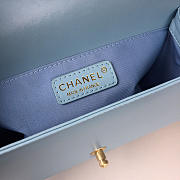 Chanel Leboy lambskin Bag in Blue With Gold Hardware 67086 - 3