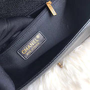 Chanel leboy calfskin bag in black with gold hardware 28cm - 4