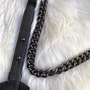 Chanel leboy calfskin bag in black 30cm - 2