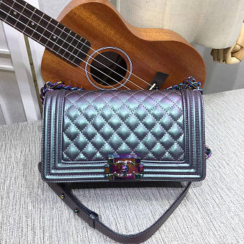 Chanel Boy Bag in Purple