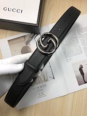 Modishbags Gucci calfskin belt Black Hardware - 4