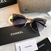 CHANEL classic plate half frame frog mirror - 6