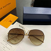  LV ladies round frame sunglasses - 5