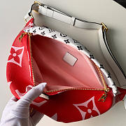 LV original BUMBAG pocket M44611 red and pink - 5