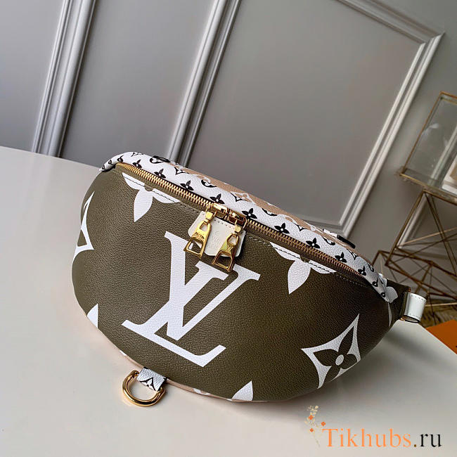 LV original BUMBAG pocket M44611 Green and khaki - 1