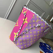 LV Original M44588 Neverful Shopping Bag Purple - 5