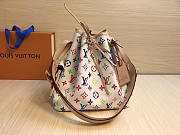 Lv noe mini classic bucket bag M42229 white - 1