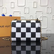 LV original bag 53023 white plaid - 5