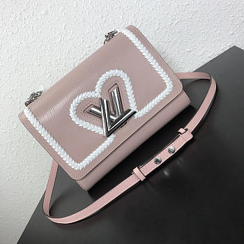 LV Heart Twist Bag M53126 pink