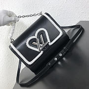 LV heart Twist bag M53126 black - 1