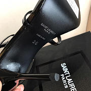 YSL Logo Letter Buckle Decoration high heels black - 3