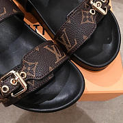 lv sandals black and brown - 6