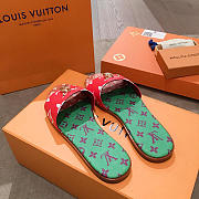 lv slippers red - 4