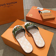 lv slippers green - 4