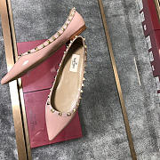 Valentino-Classic rivet single shoes pink - 4