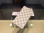 Louis Vuitton Original Monogram Canvas Wallet Pink N60017 white - 5