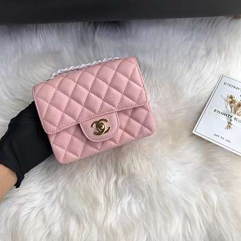 CHANEL flap bag cf 1115 with gold hardware