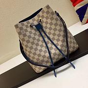 LV N40213 Bucket Bag White - 3