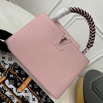 LV  M55083 Capucines Medium Handbag Pink