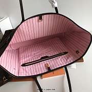 LV Original Neverfull Shopping Bag M41603 With Pink GM - 3